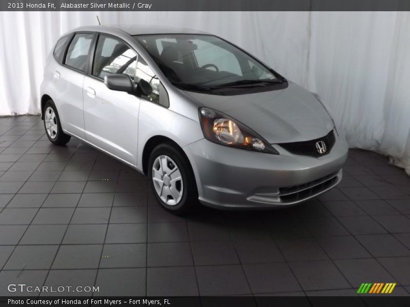 Alabaster Silver Metallic / Gray 2013 Honda Fit