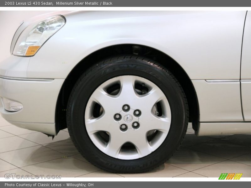Millenium Silver Metallic / Black 2003 Lexus LS 430 Sedan