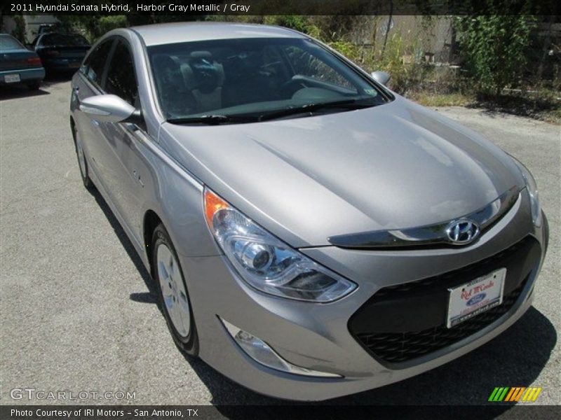 Harbor Gray Metallic / Gray 2011 Hyundai Sonata Hybrid