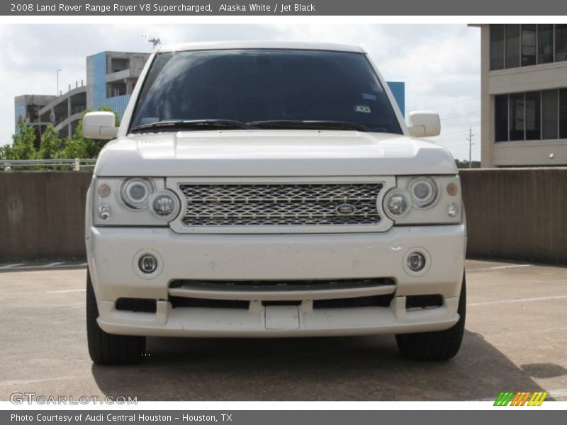 Alaska White / Jet Black 2008 Land Rover Range Rover V8 Supercharged