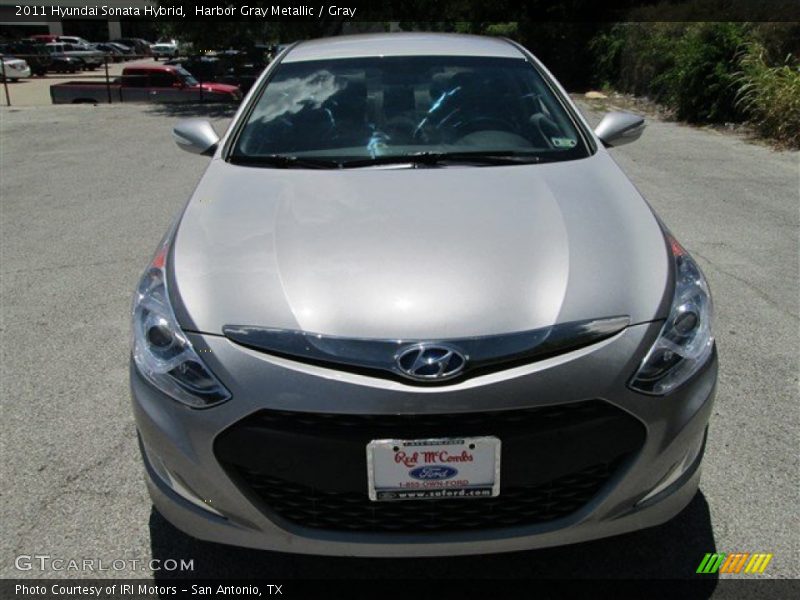 Harbor Gray Metallic / Gray 2011 Hyundai Sonata Hybrid