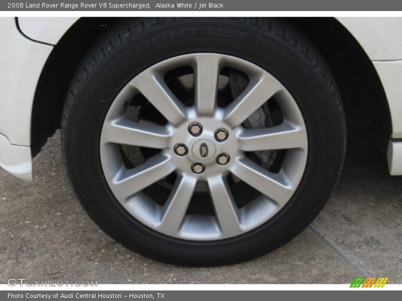 Alaska White / Jet Black 2008 Land Rover Range Rover V8 Supercharged