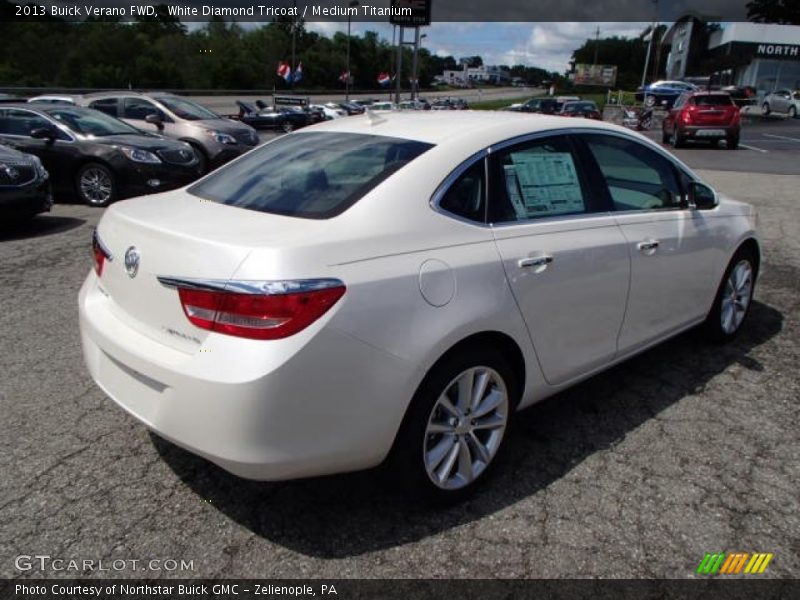 White Diamond Tricoat / Medium Titanium 2013 Buick Verano FWD