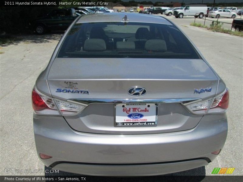 Harbor Gray Metallic / Gray 2011 Hyundai Sonata Hybrid