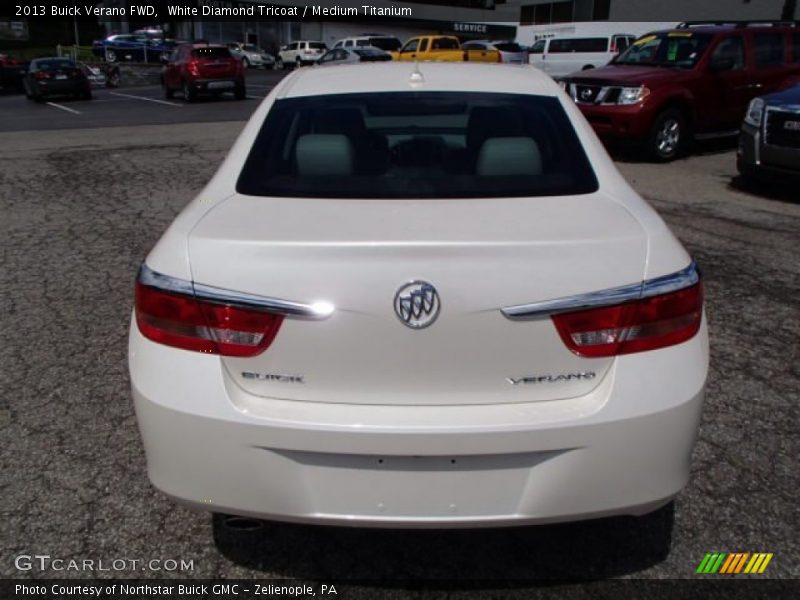 White Diamond Tricoat / Medium Titanium 2013 Buick Verano FWD