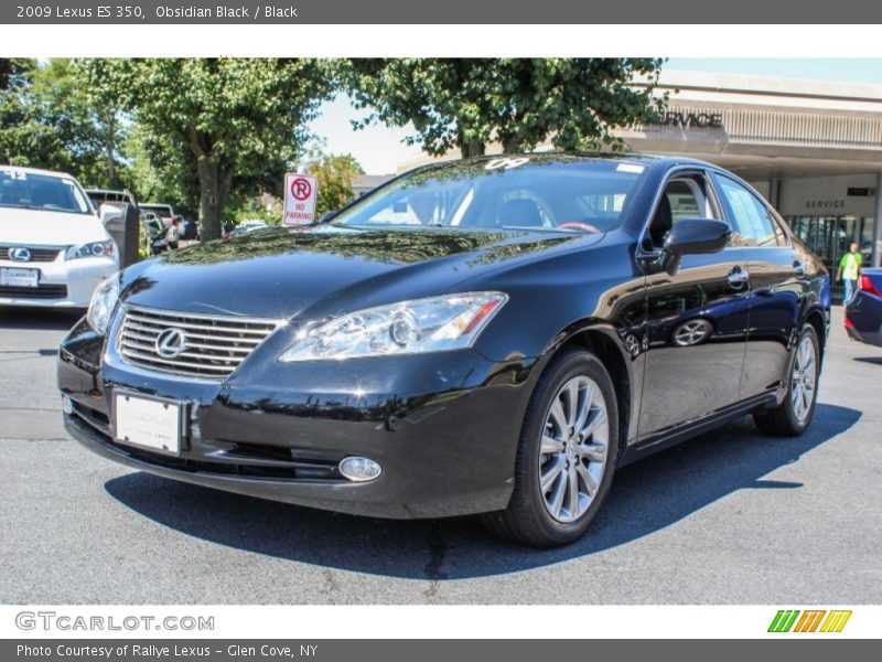 Obsidian Black / Black 2009 Lexus ES 350