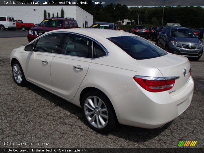 White Diamond Tricoat / Medium Titanium 2013 Buick Verano FWD