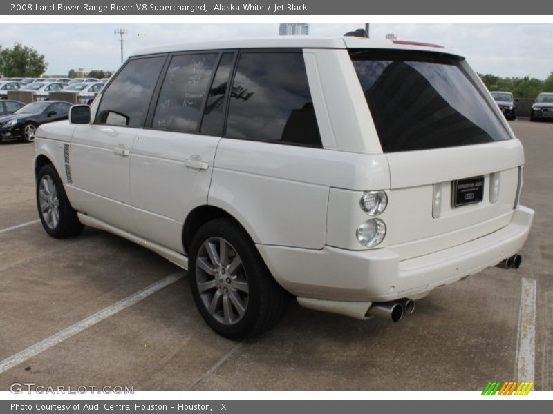 Alaska White / Jet Black 2008 Land Rover Range Rover V8 Supercharged