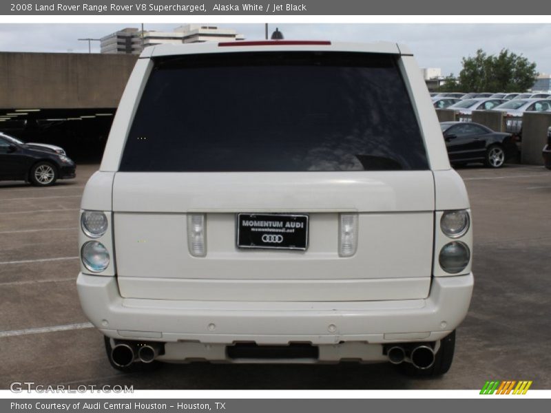 Alaska White / Jet Black 2008 Land Rover Range Rover V8 Supercharged