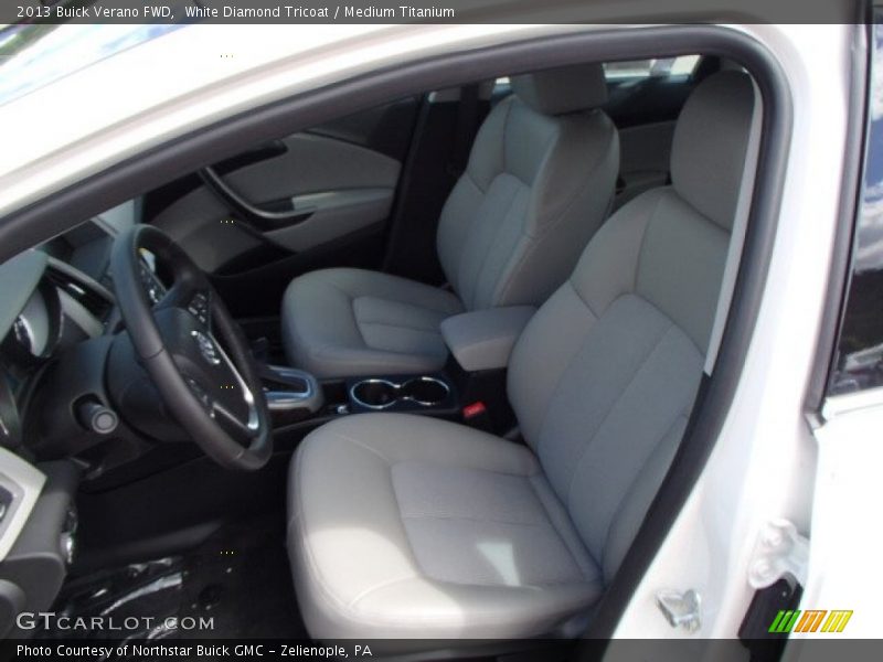 White Diamond Tricoat / Medium Titanium 2013 Buick Verano FWD