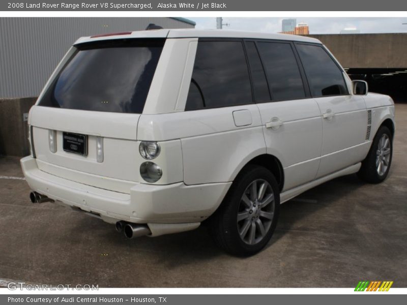 Alaska White / Jet Black 2008 Land Rover Range Rover V8 Supercharged