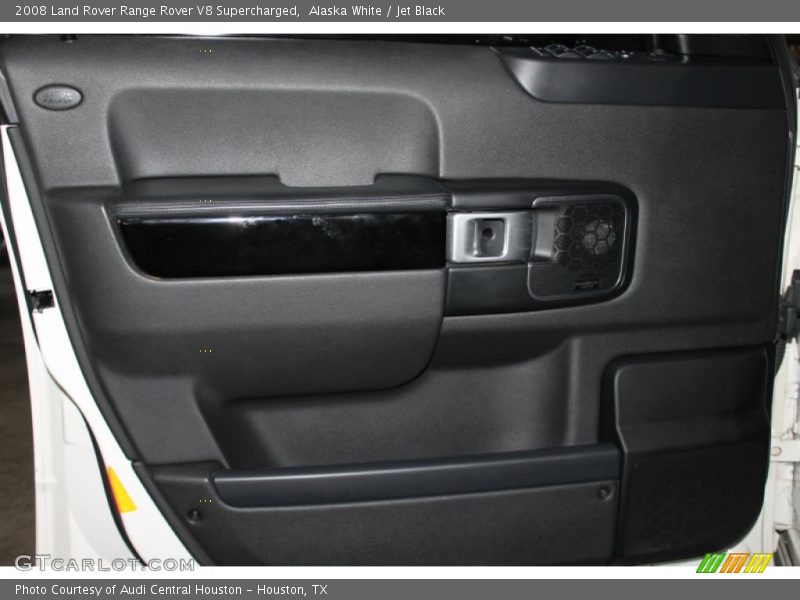 Alaska White / Jet Black 2008 Land Rover Range Rover V8 Supercharged