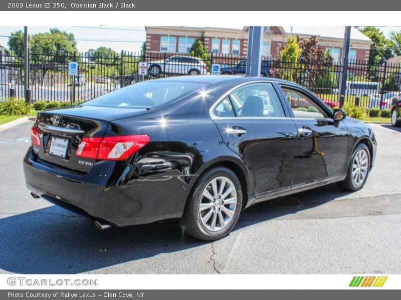 Obsidian Black / Black 2009 Lexus ES 350