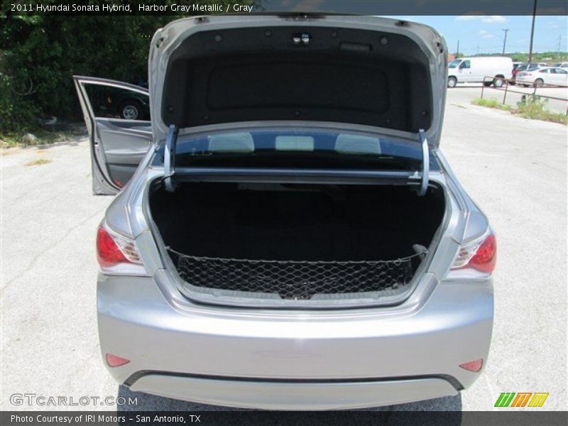 Harbor Gray Metallic / Gray 2011 Hyundai Sonata Hybrid