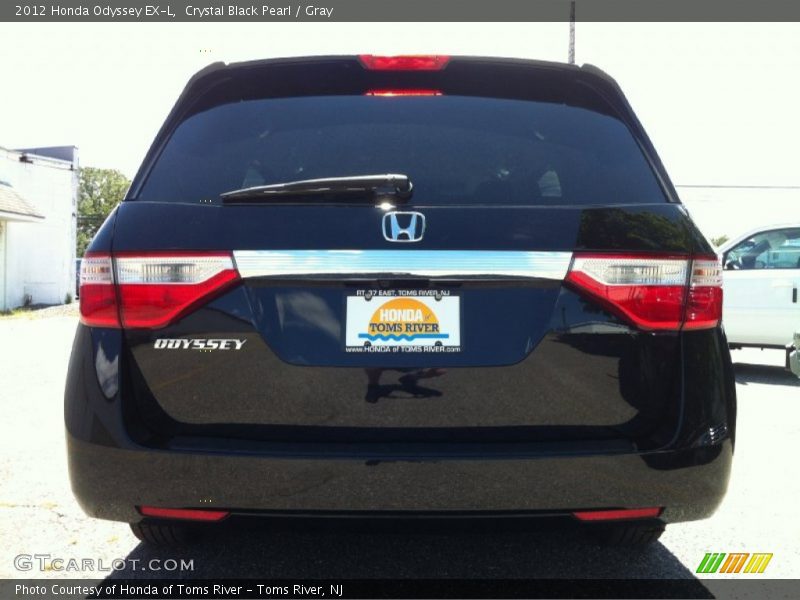 Crystal Black Pearl / Gray 2012 Honda Odyssey EX-L