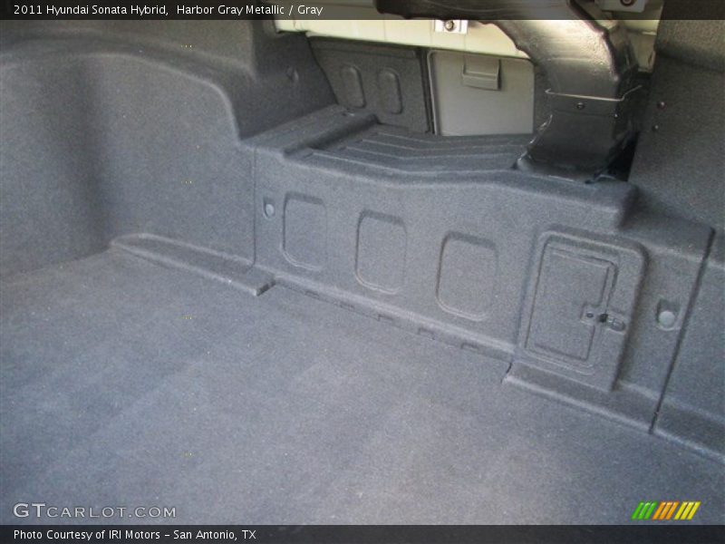 Harbor Gray Metallic / Gray 2011 Hyundai Sonata Hybrid