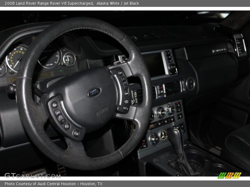 Alaska White / Jet Black 2008 Land Rover Range Rover V8 Supercharged
