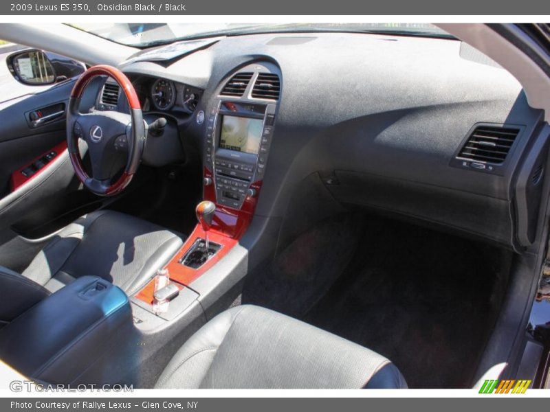 Obsidian Black / Black 2009 Lexus ES 350