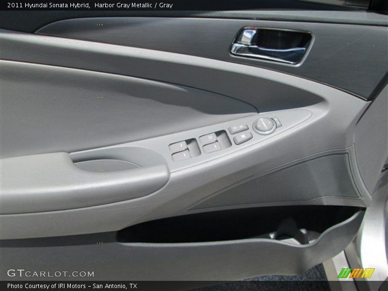Harbor Gray Metallic / Gray 2011 Hyundai Sonata Hybrid