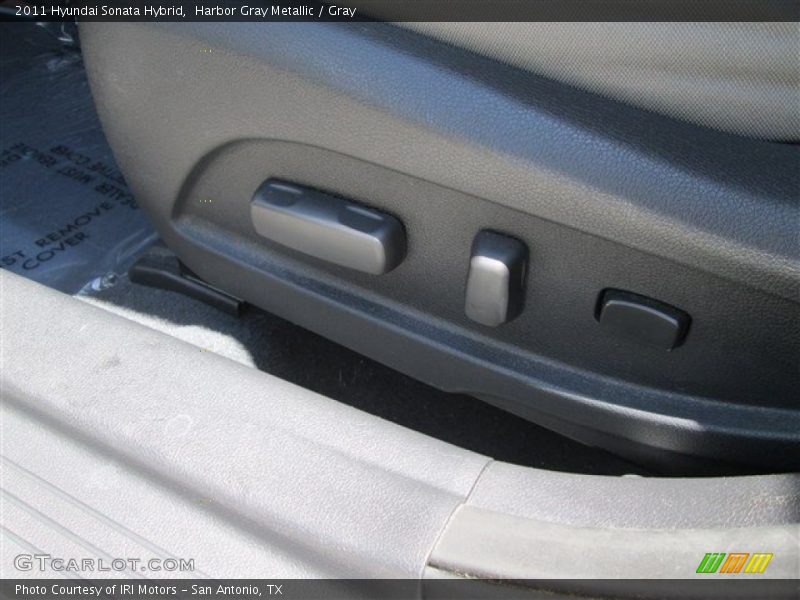 Harbor Gray Metallic / Gray 2011 Hyundai Sonata Hybrid