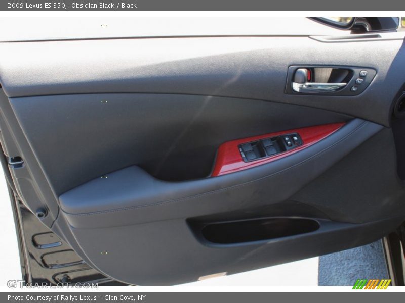 Obsidian Black / Black 2009 Lexus ES 350