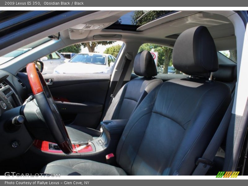 Obsidian Black / Black 2009 Lexus ES 350