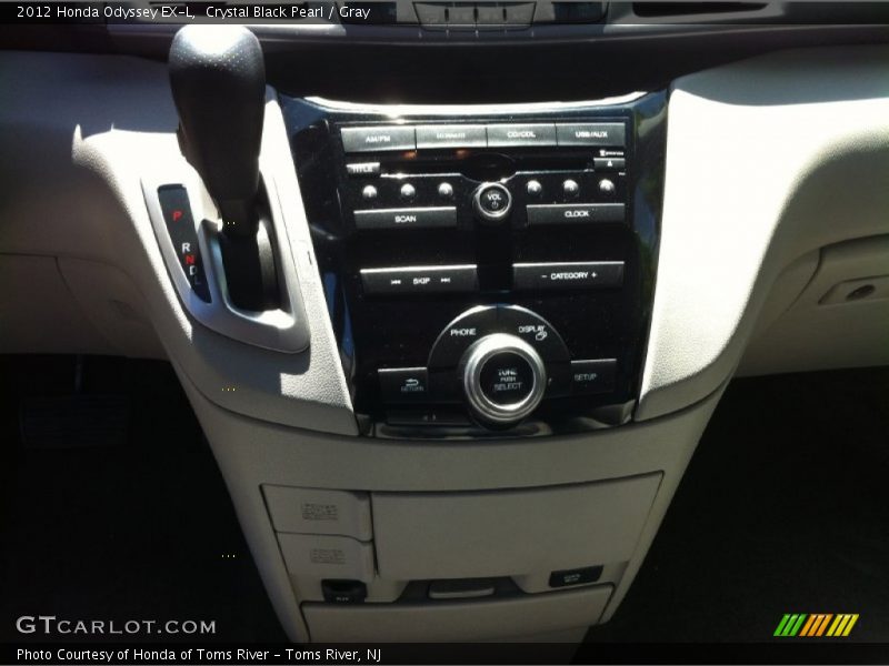 Crystal Black Pearl / Gray 2012 Honda Odyssey EX-L