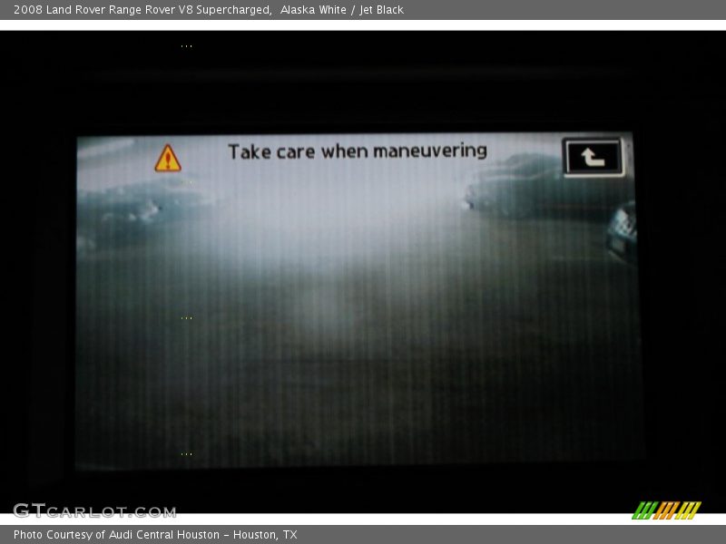 Alaska White / Jet Black 2008 Land Rover Range Rover V8 Supercharged