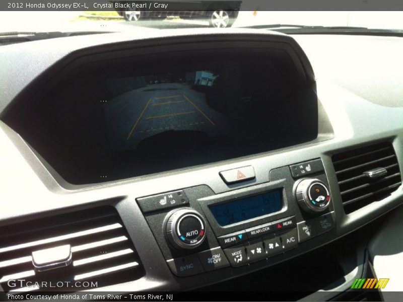 Crystal Black Pearl / Gray 2012 Honda Odyssey EX-L