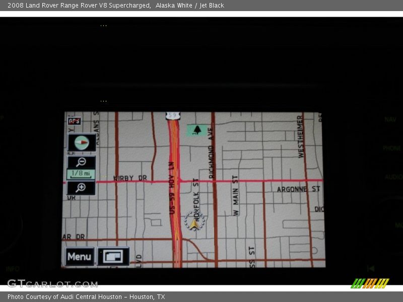 Alaska White / Jet Black 2008 Land Rover Range Rover V8 Supercharged