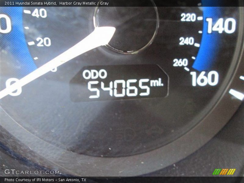 Harbor Gray Metallic / Gray 2011 Hyundai Sonata Hybrid