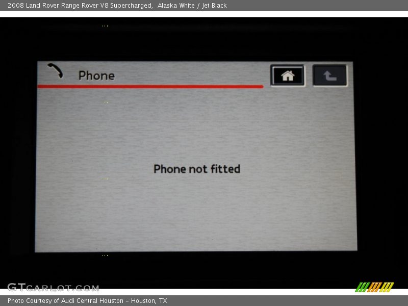 Alaska White / Jet Black 2008 Land Rover Range Rover V8 Supercharged