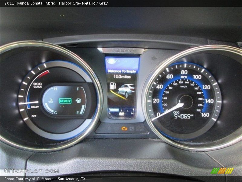 Harbor Gray Metallic / Gray 2011 Hyundai Sonata Hybrid