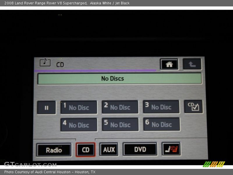 Alaska White / Jet Black 2008 Land Rover Range Rover V8 Supercharged