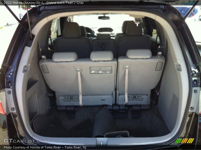 Crystal Black Pearl / Gray 2012 Honda Odyssey EX-L