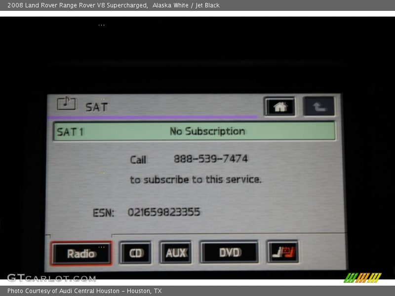 Alaska White / Jet Black 2008 Land Rover Range Rover V8 Supercharged