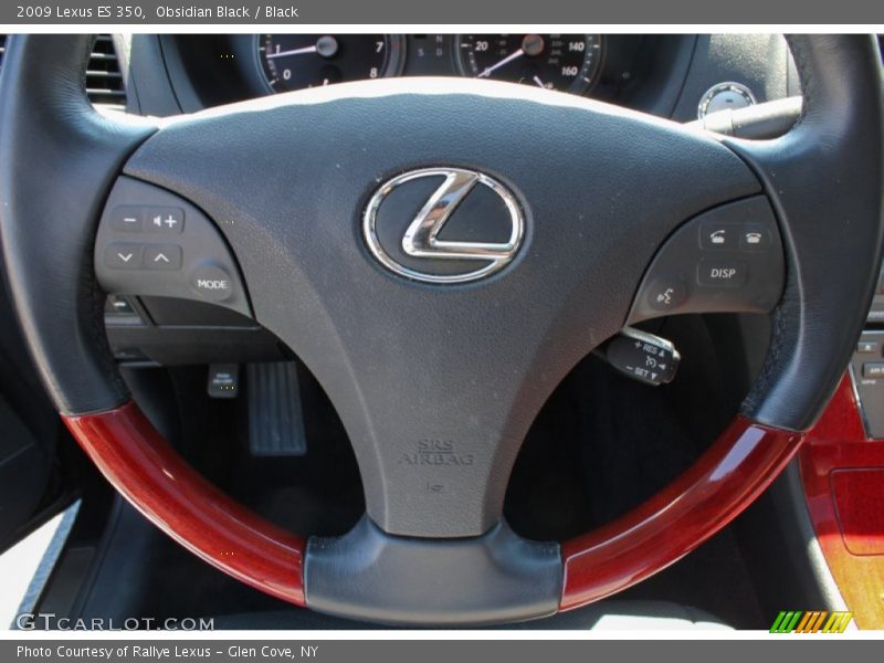 Obsidian Black / Black 2009 Lexus ES 350