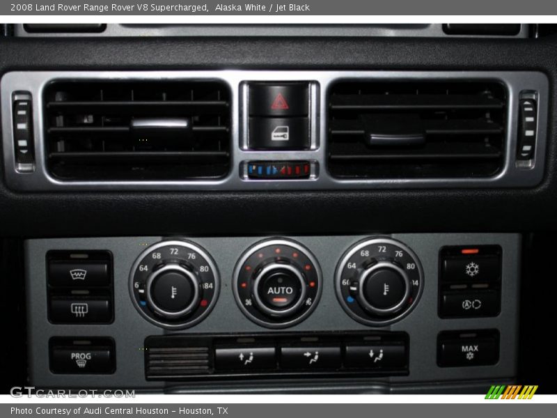 Alaska White / Jet Black 2008 Land Rover Range Rover V8 Supercharged
