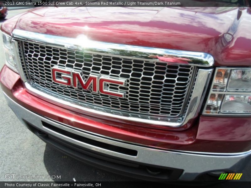 Sonoma Red Metallic / Light Titanium/Dark Titanium 2013 GMC Sierra 1500 SLE Crew Cab 4x4
