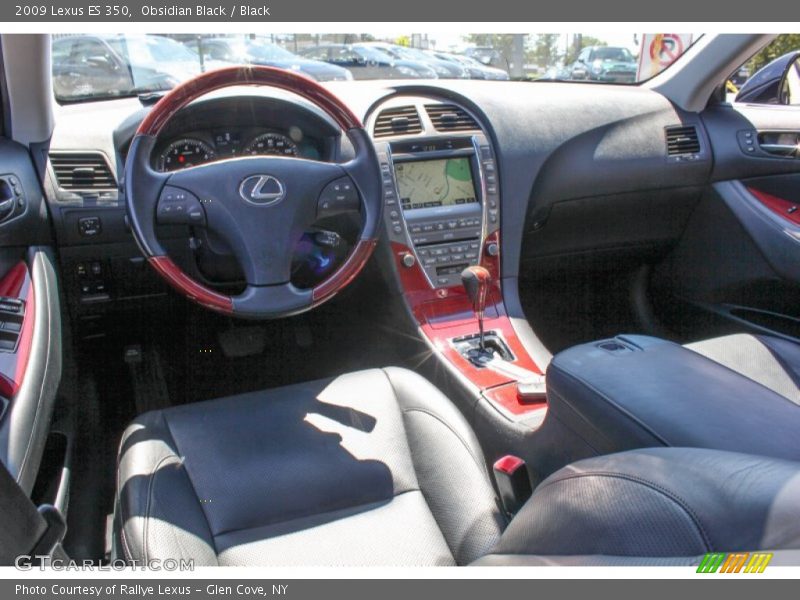 Obsidian Black / Black 2009 Lexus ES 350
