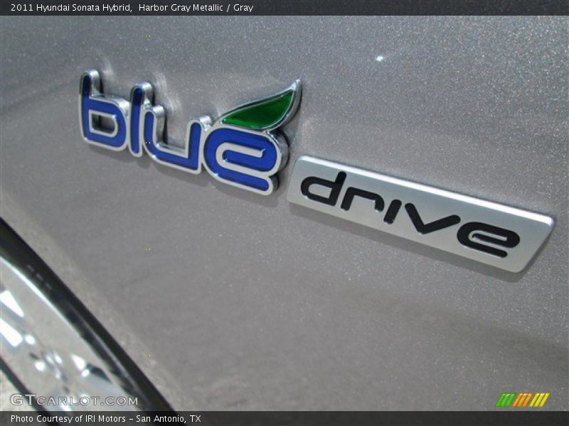 Harbor Gray Metallic / Gray 2011 Hyundai Sonata Hybrid
