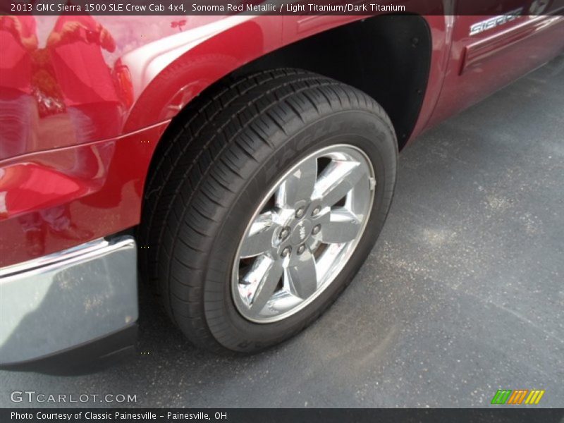 Sonoma Red Metallic / Light Titanium/Dark Titanium 2013 GMC Sierra 1500 SLE Crew Cab 4x4