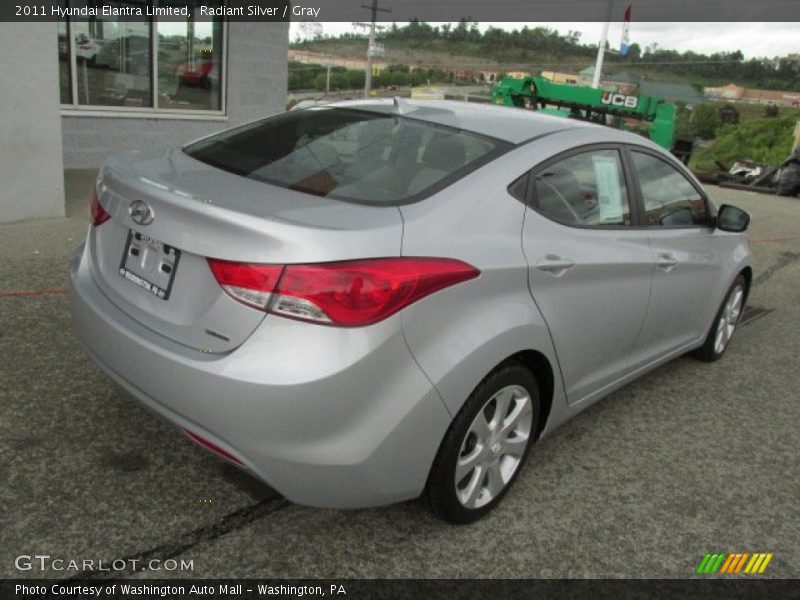 Radiant Silver / Gray 2011 Hyundai Elantra Limited