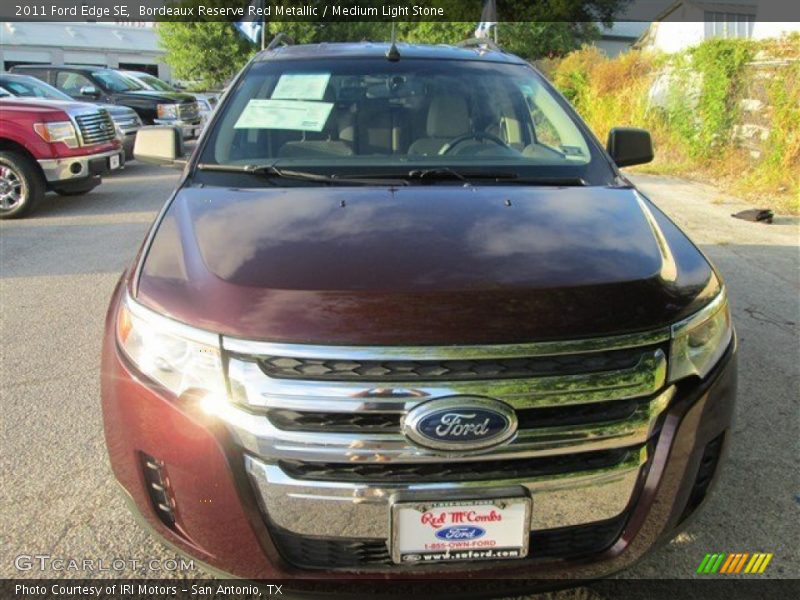 Bordeaux Reserve Red Metallic / Medium Light Stone 2011 Ford Edge SE