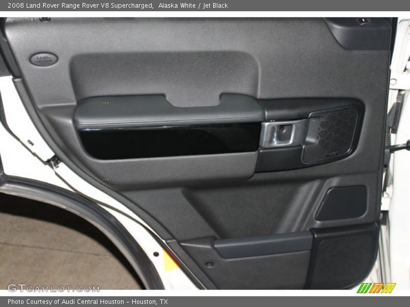 Alaska White / Jet Black 2008 Land Rover Range Rover V8 Supercharged