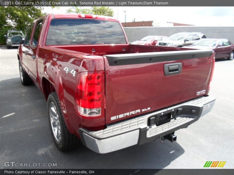 Sonoma Red Metallic / Light Titanium/Dark Titanium 2013 GMC Sierra 1500 SLE Crew Cab 4x4
