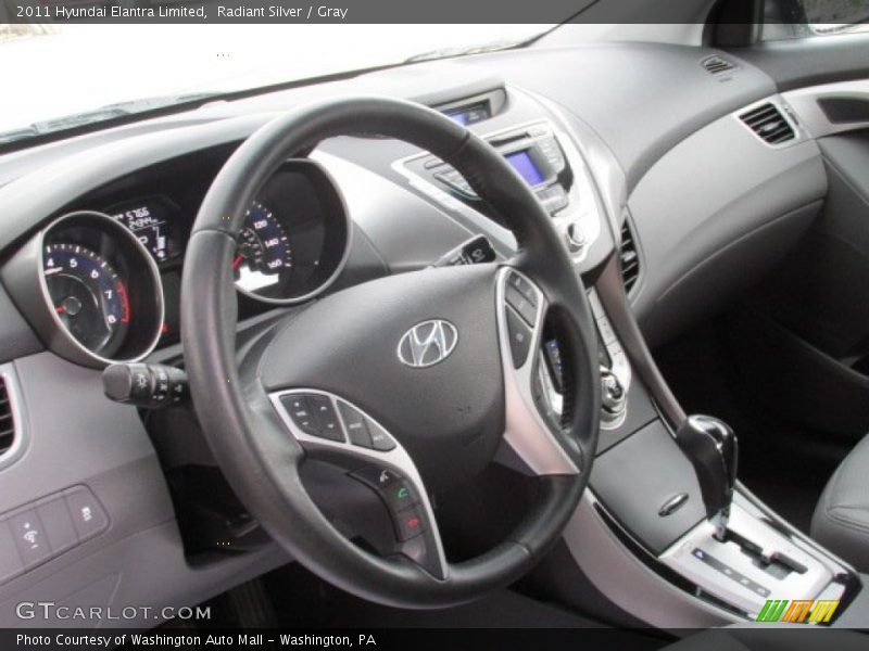 Radiant Silver / Gray 2011 Hyundai Elantra Limited