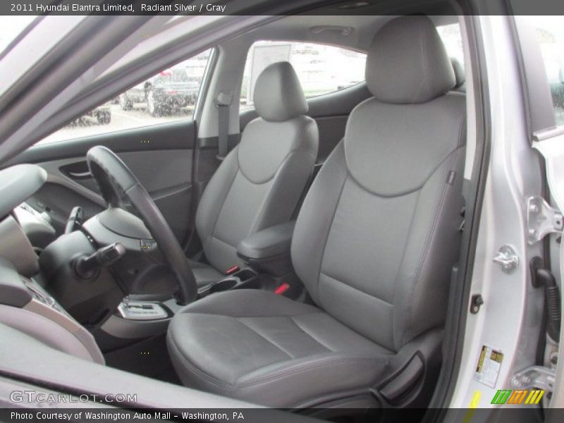 Radiant Silver / Gray 2011 Hyundai Elantra Limited
