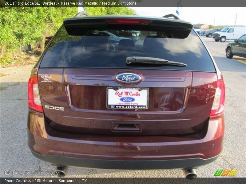 Bordeaux Reserve Red Metallic / Medium Light Stone 2011 Ford Edge SE