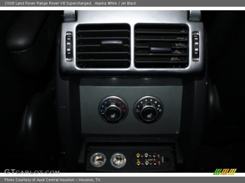 Alaska White / Jet Black 2008 Land Rover Range Rover V8 Supercharged